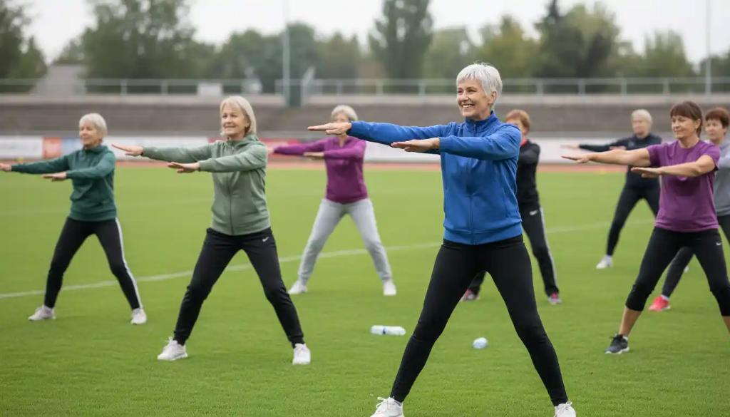 Pohyb ženy cvičí2